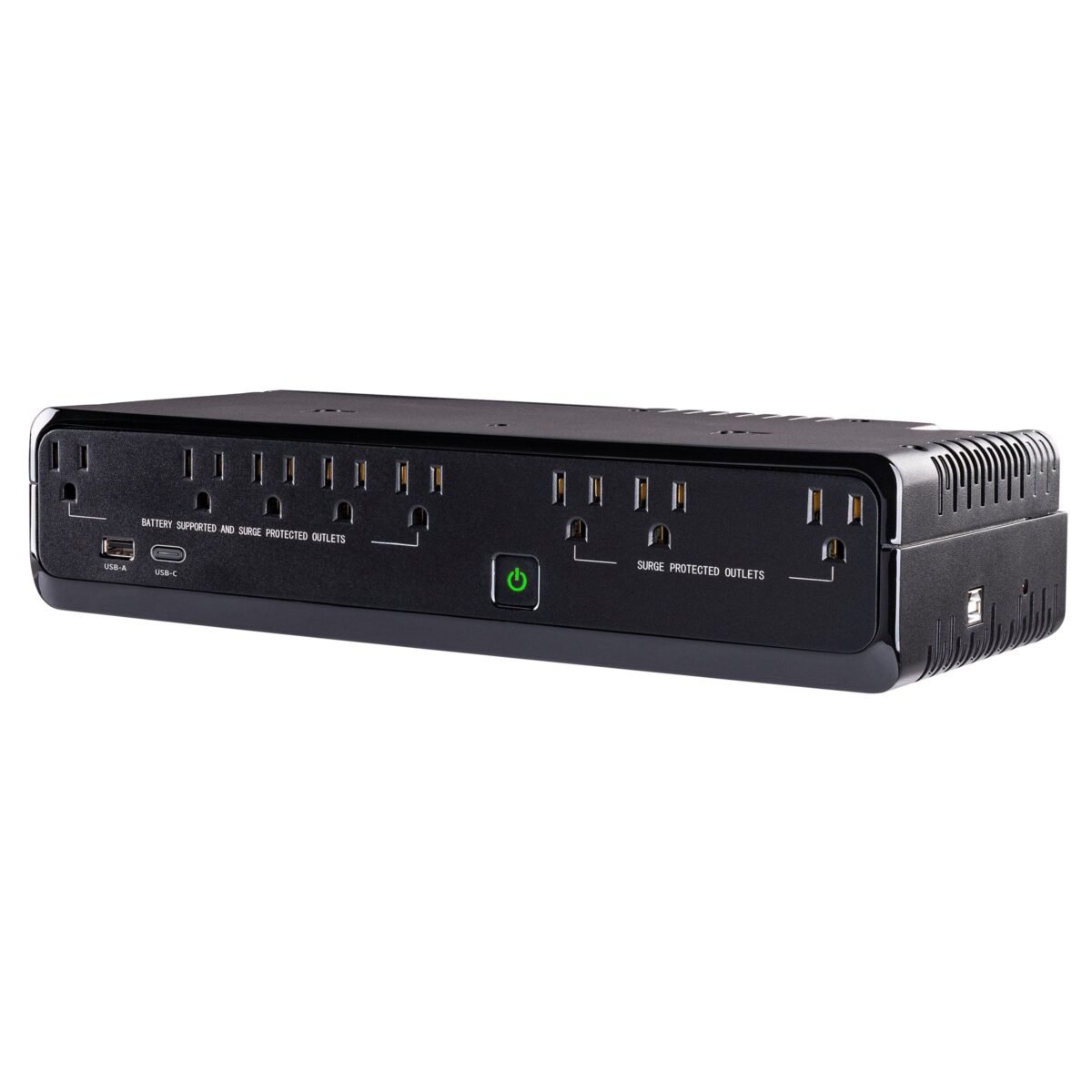 CyberPower 900VA/450W Simulated Sine Wave Slim UPS Battery Backup with Surge Protection - Image 1