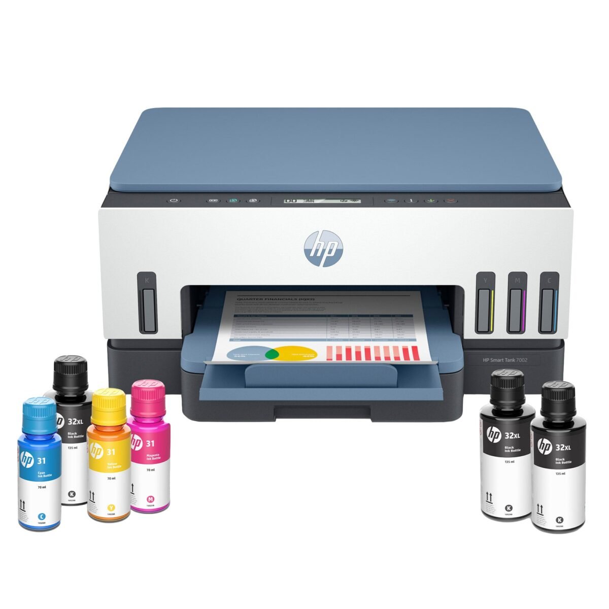 HP Smart Tank 7002 Wireless All-in-One Cartridge Free Color Ink Printer - Image 1