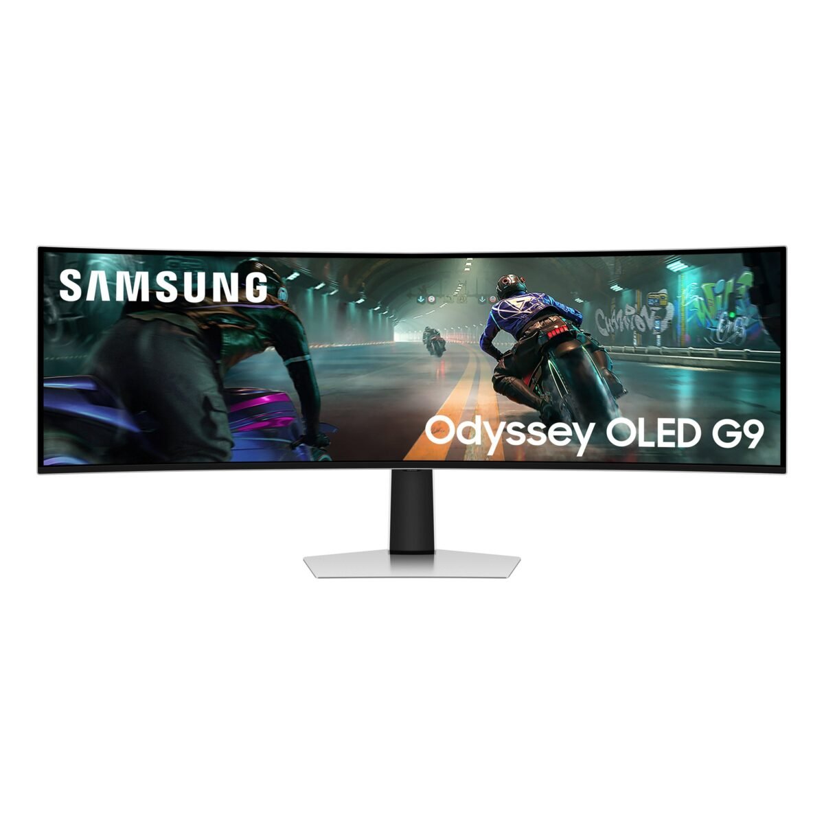 Samsung Odyssey 49" G91SD QD-OLED 144Hz FreeSync Premium Pro Curved Ultrawide Gaming Monitor - Image 1